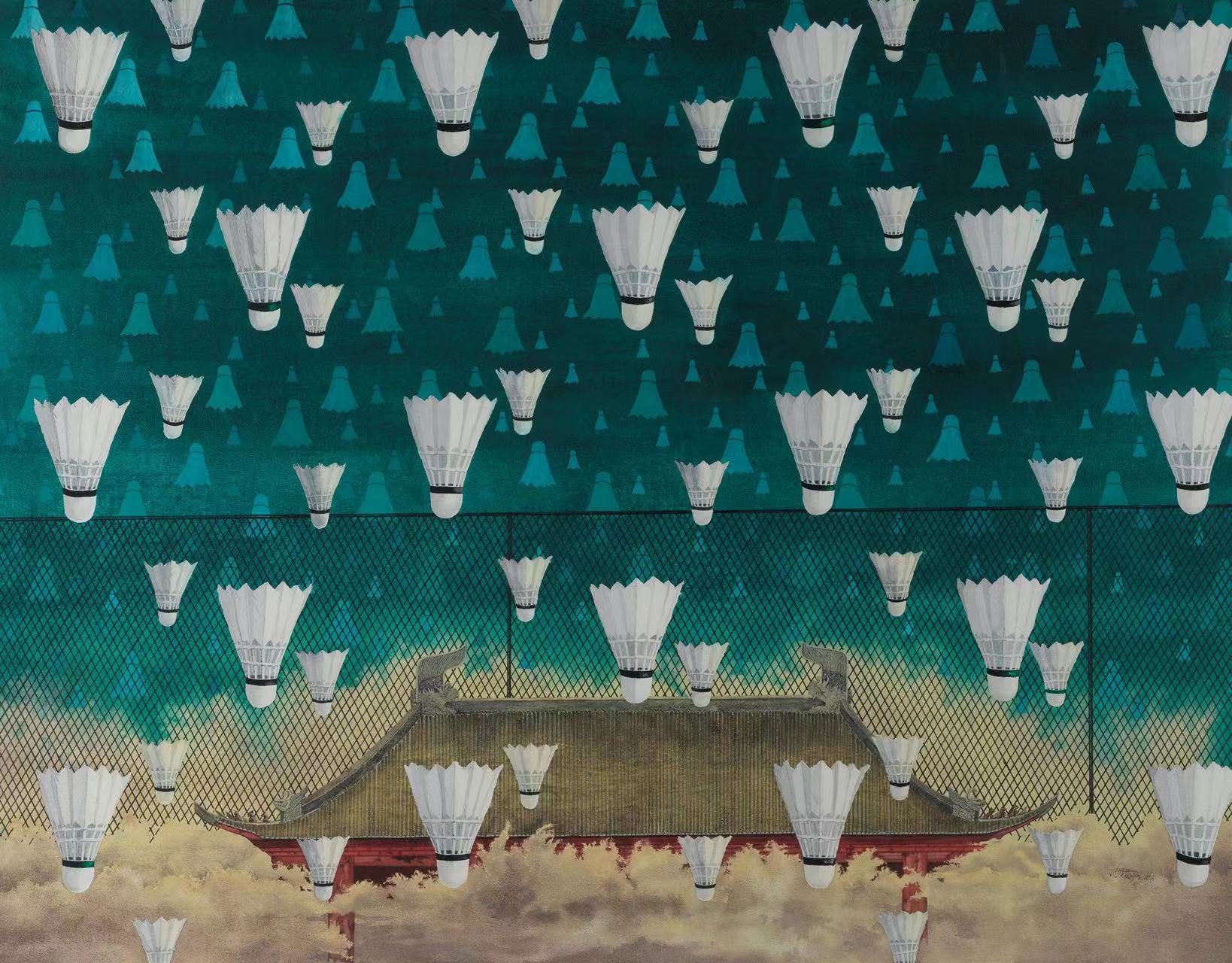 李海滔  翎(水彩·粉畫)云南 106cm×137cm